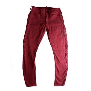 True Religion Brisbane skinny jeans stretch burgundy women's size 26